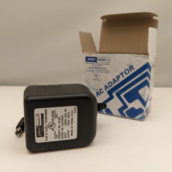 JAMECO ReliaPro Wall Adapter Transformer 12 VAC @ 500mA | 2.1mm Female Plug NEW - Picture 9 of 12